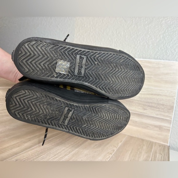 desigual TARTAN HIGH-TOP SNEAKERS plaid textured - Picture 3 of 12